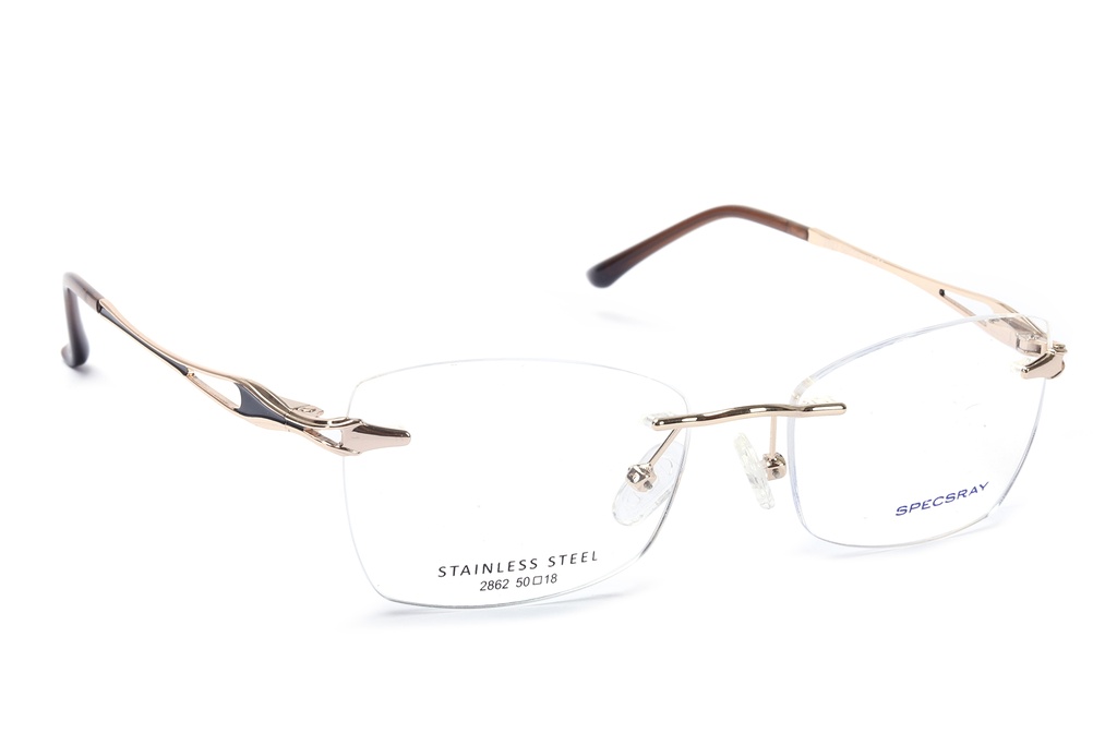 Specsray Metal Rim Less Cateye