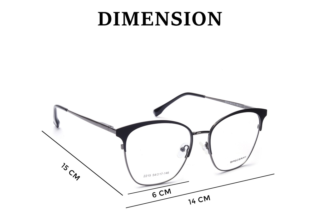 Specsray Full Rim Cateye Metal