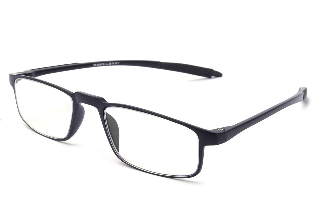 Specsray Rectangle Full Rim with 1.0 power