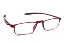 Specsray Rectangle Full Rim with 2.75 Power red