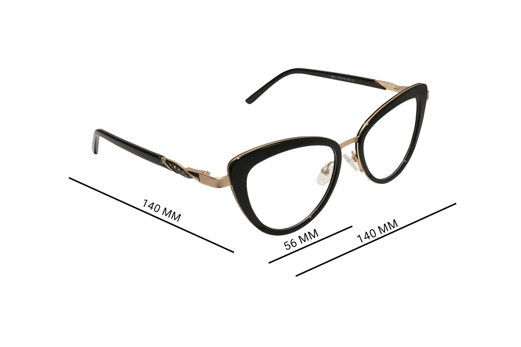 SPECSRAY EYEGLASSES CATEYE  FULL RIM METAL