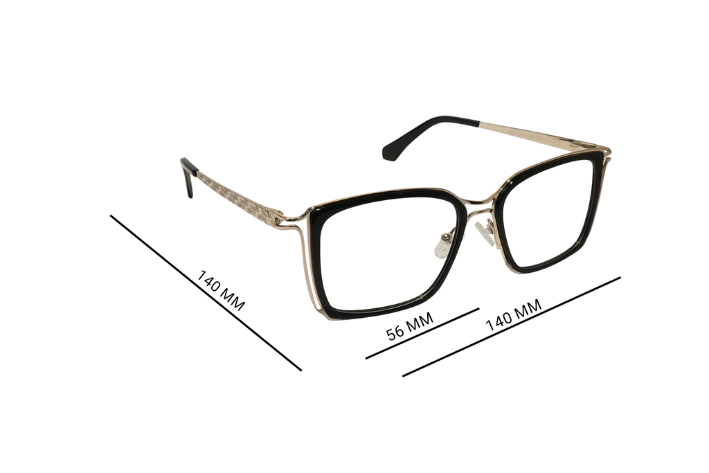 SPECSRAY EYEGLASSES SQUARE  FULL RIM METAL