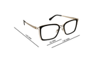 SPECSRAY EYEGLASSES SQUARE  FULL RIM METAL