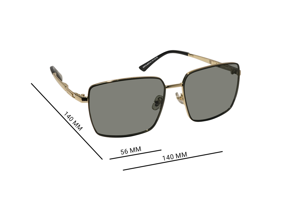 SPECSRAY SUNGLASSES SQUARE  FULL RIM METAL