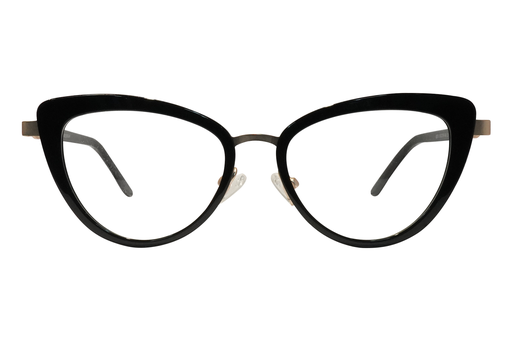 SPECSRAY EYEGLASSES CATEYE  FULL RIM METAL (Black) [WPK8205] [4335]