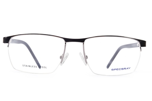 Specsray Half Rim Rectangle (Silver) [2893] [1120]