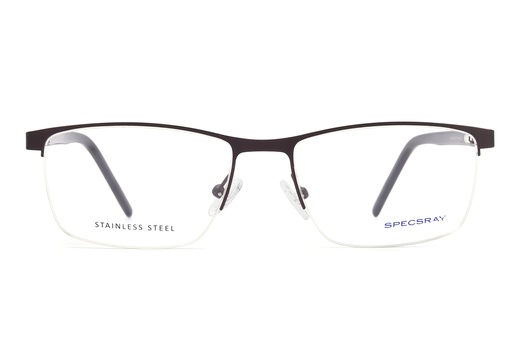 Specsray Rectangle Half Rim (MATT BROWN) [2895] [1126]