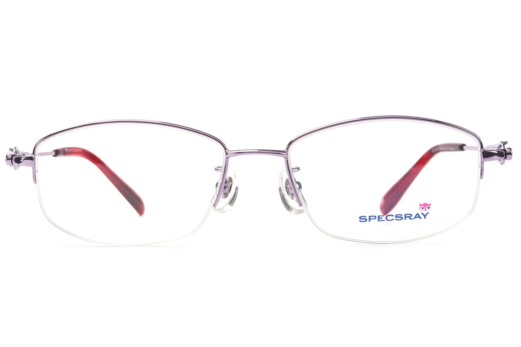 Specsray Half Rim Titanium Oval