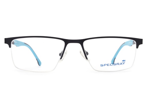 Specsray Half Rim Square (BLACK) [241940] [1264]