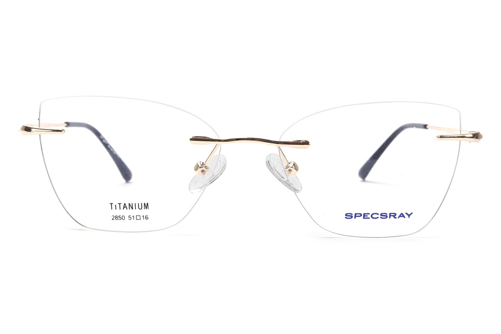 Specsray Rim Less Titanium Cateye