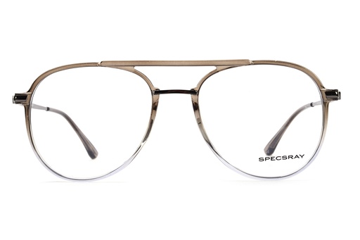 Specsray Full Rim Acetate Aviator (Grey) [H00156] [1353]