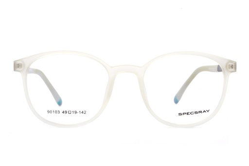 Specsray Full Rim (White, Rectangle, Kids, 03.-08, BAMBIE SHADES, Silicon) [90103] [1158]