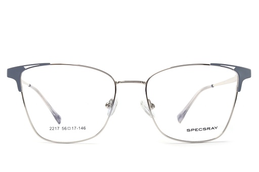 [1370] Specsray Full Rim Metal Cateye